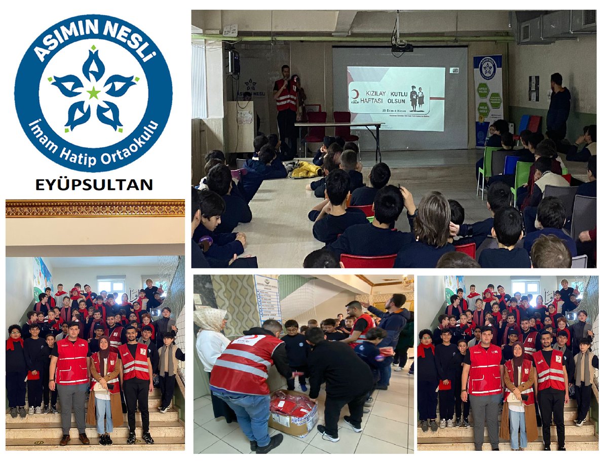 🇹🇷🌙 #KızılayHaftası etkinlikleri kapsamında, <a href="/genckizilay34ey/">Genç Kızılay Eyüpsultan</a> ve gönüllülerimiz; faydalanıcı <a href="/Kizilay/">Türk Kızılay</a> faaliyetleri, ikramlar, oyunlar ve çeşitli etkinlikler ile Asımın Nesli Ortaokulu kardeşlerimizle biraraya geldiler.
Birlikte,#DündenDahaGüçlüyüz
#SensizOlmaz
#HilalOlsun🌙