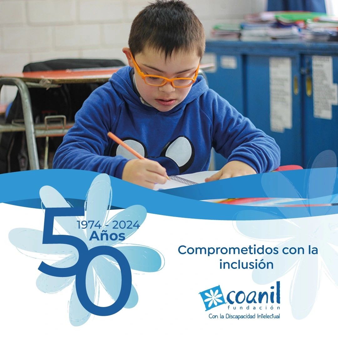 Hoy conmemoramos 50 años de historia junto a cada persona, familia y comunidad que ha sido parte de este camino.

Seguimos avanzando en la promoción de los derechos y el bienestar de las personas con discapacidad intelectual.

#Coanil50años
