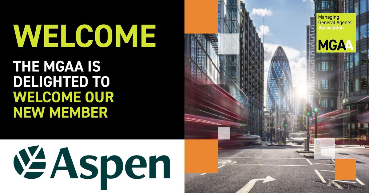 Pleased to welcome Aspen Insurance (UK) Limited to the MGAA! 🌍 With a presence across global markets, $15.2B in assets, &amp; top ratings, Aspen is set to add valuable expertise to our MGA community. Learn more: eu1.hubs.ly/H0dj3Kh0
