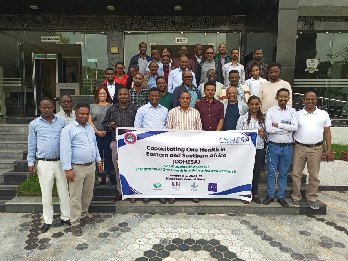 Pamela Wairagala (@pwairagala) on Twitter photo #COHESA project partners have developed guidelines to mainstream #OneHealth competencies into higher education institutions in #Ethiopia. <a href="/ILRI/">ILRI.org</a> <a href="/cirad/">Cirad</a> <a href="/PressACP/">OACPS Secretariat</a> <a href="/EU_Commission/">European Commission</a> <a href="/OacpsProgramme/">OACPS Research & Innovation</a> <a href="/afri_isaaa/">ISAAA_AfriCenter</a> <a href="/hung_cenpher/">Hung Nguyen-Viet</a> <a href="/ehpatel/">Ekta Patel</a>
#OneHealthDay
bit.ly/3YOQMLv #COHESA project partners have developed guidelines to mainstream #OneHealth competencies into higher education institutions in #Ethiopia. <a href="/ILRI/">ILRI.org</a> <a href="/cirad/">Cirad</a> <a href="/PressACP/">OACPS Secretariat</a> <a href="/EU_Commission/">European Commission</a> <a href="/OacpsProgramme/">OACPS Research & Innovation</a> <a href="/afri_isaaa/">ISAAA_AfriCenter</a> <a href="/hung_cenpher/">Hung Nguyen-Viet</a> <a href="/ehpatel/">Ekta Patel</a>
#OneHealthDay
bit.ly/3YOQMLv