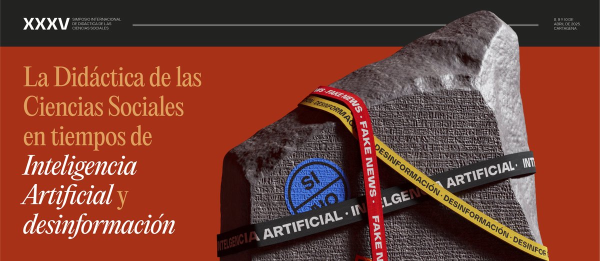 Se amplía el plazo de recepción de propuestas para el #35simposioDCS de la @AUPDCS que se celebrará en abril en Cartagena. Tenéis hasta el 24 de noviembre para enviar la propuesta. Os esperamos.
#inteligenciaartifical #desinformacion #fakenews 
+info: acortar.link/35simposio