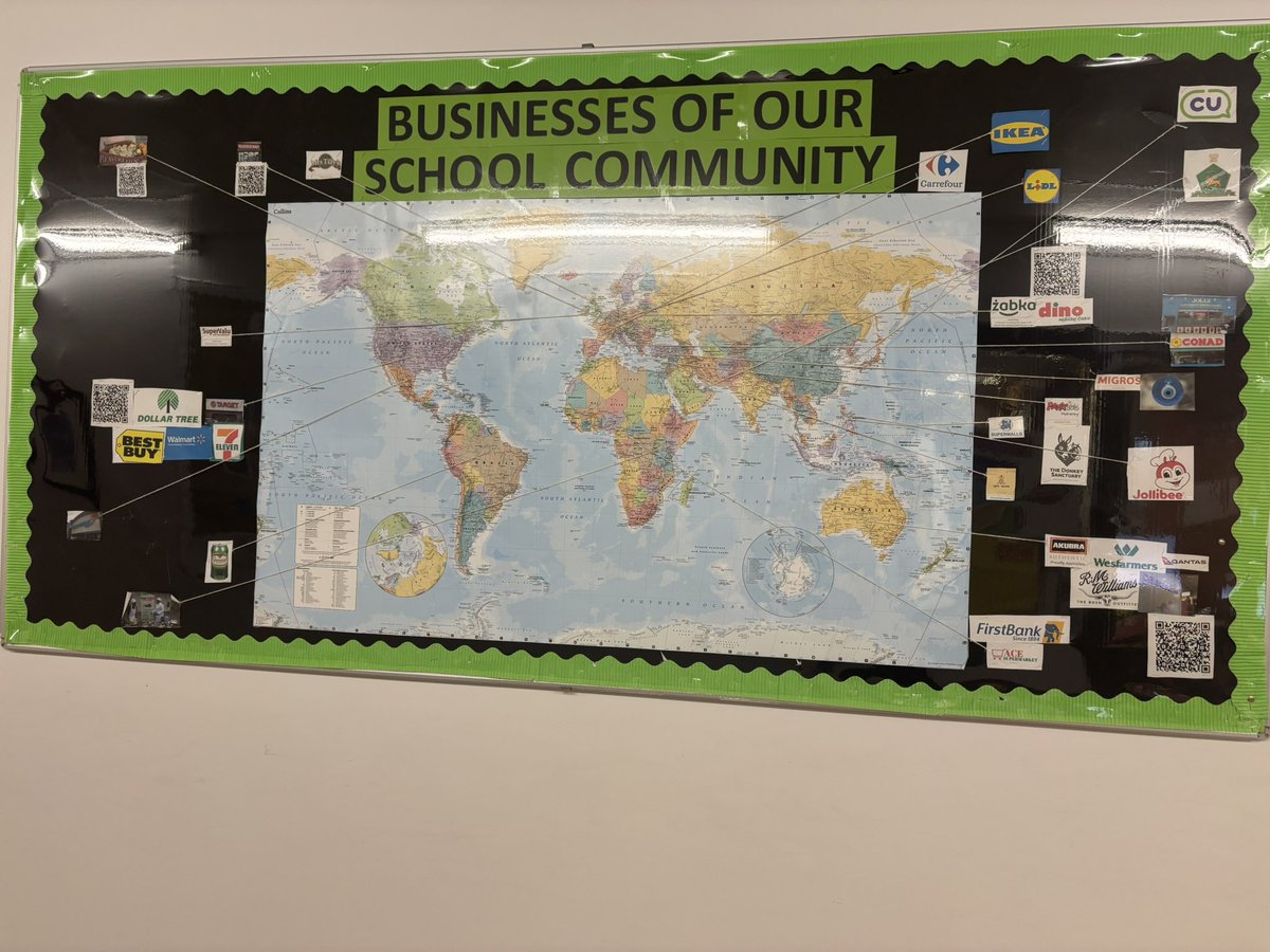 Pupils have been telling us all about the businesses that are from their community! We even created PowerPoints talking about these businesses. Feel free to scan a QR code when passing to read about businesses local to our pupils!🌏👥