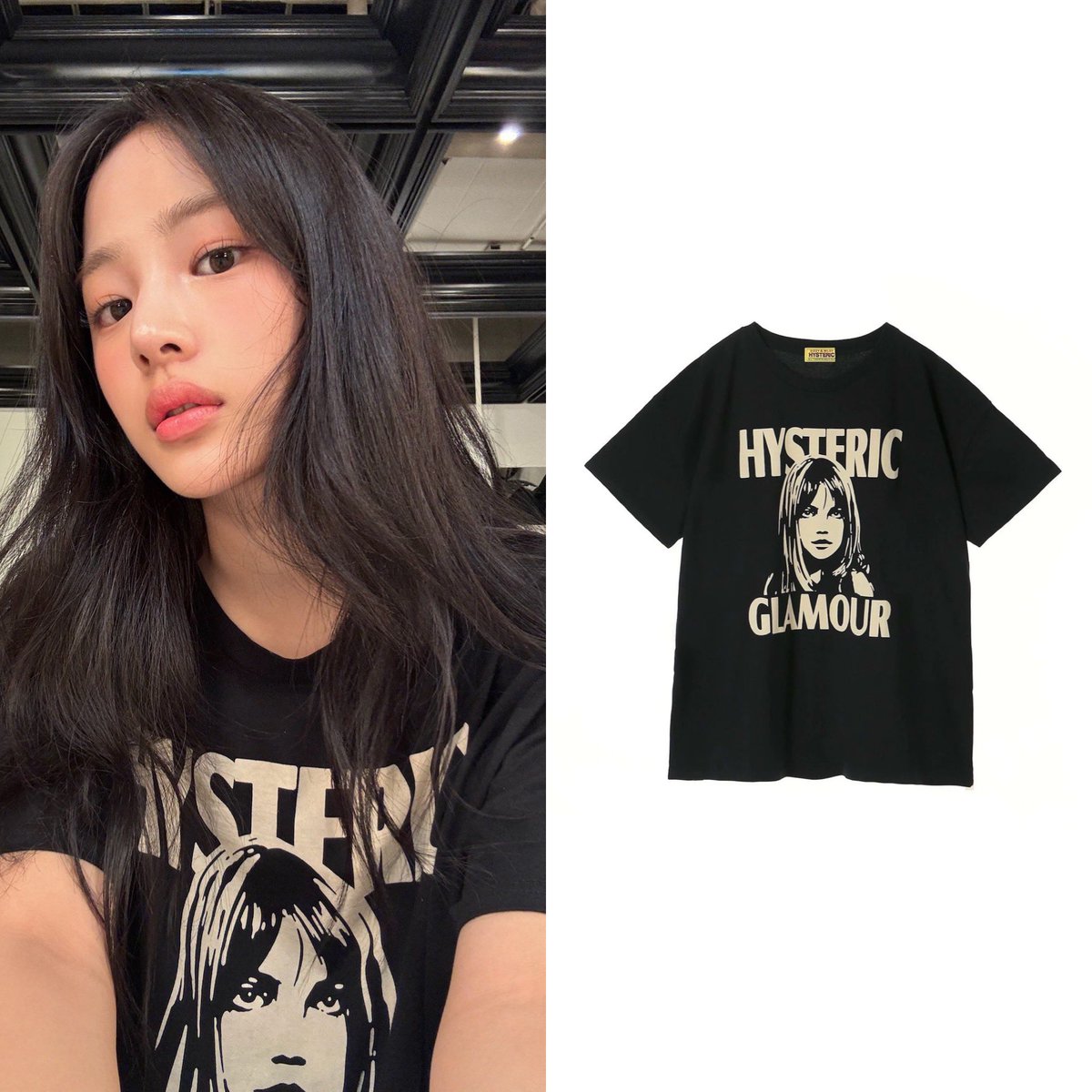 241104 Phoning Hysteric Glamour Oversized T-Shirt ¥13,200