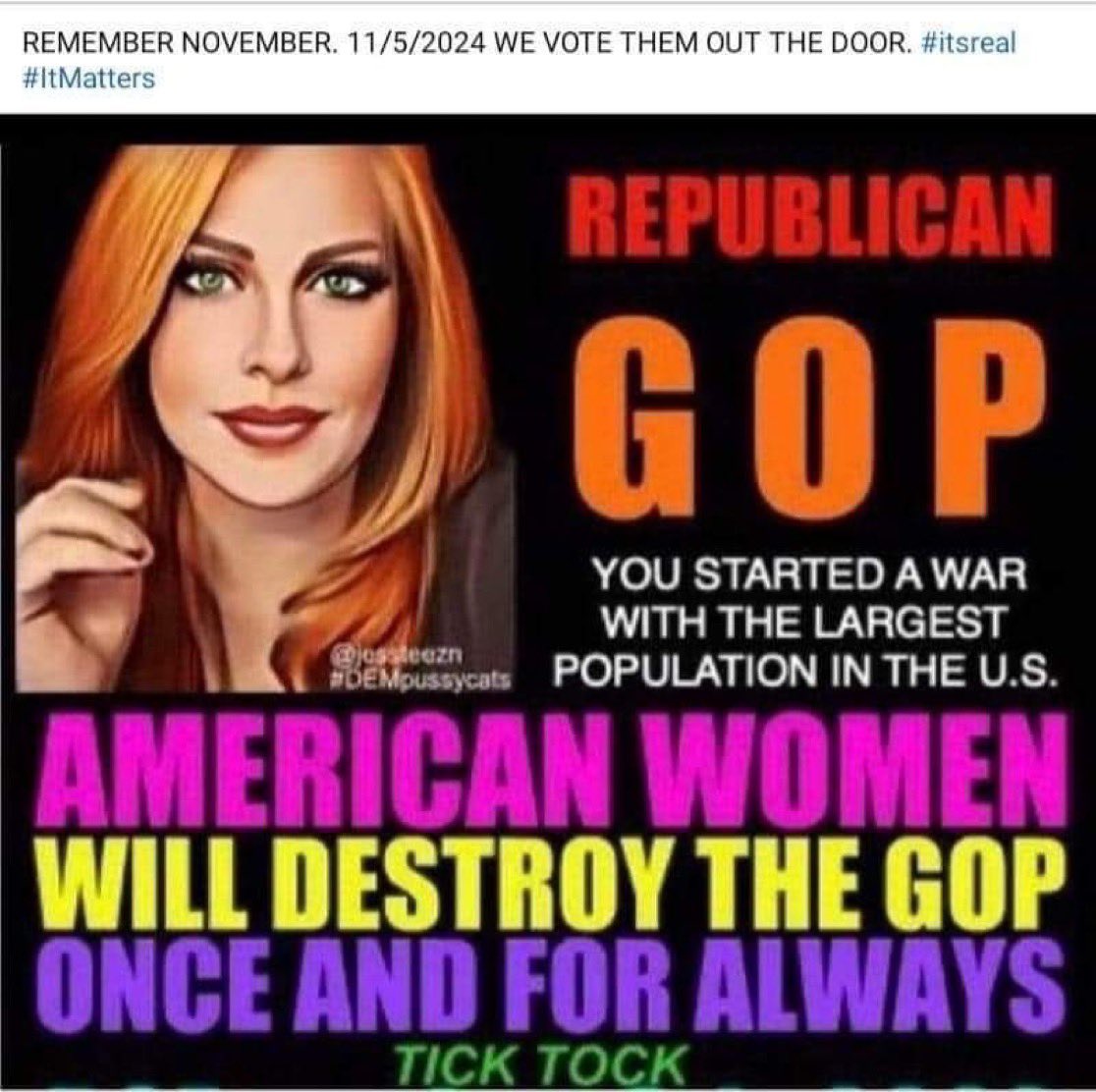 Happy Monday 👋

If you want to meet more #NeverTrump friends drop a 💙

If you are close to a goal please let me know in the comments!

Stay #Trumpless  #VoteBlueDownBallotInNov24 

#NoDemUnder1K #VaginasVoteRepublicansOut 

Repost 🙏🏼. 🇺🇸🌊💙