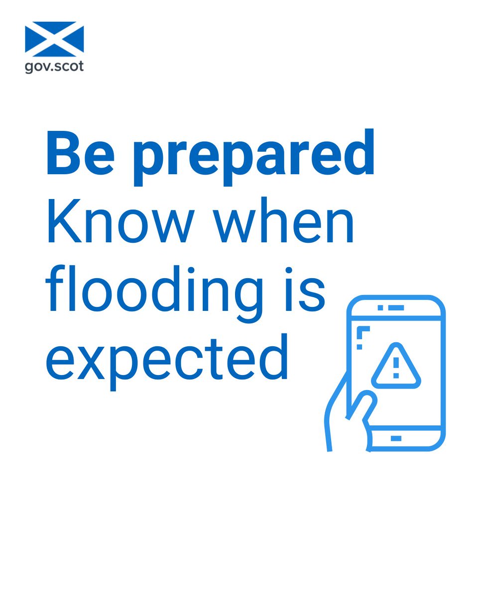 How prepared are you for flooding?

Help is available from <a href="/ScottishEPA/">Scottish Environment Protection Agency (SEPA)</a>, whose forecasts show when and where flooding is likely.

If flooding is imminent, you can sign up to receive direct messages for your area.

Find out more at sepa.scot/flooding.