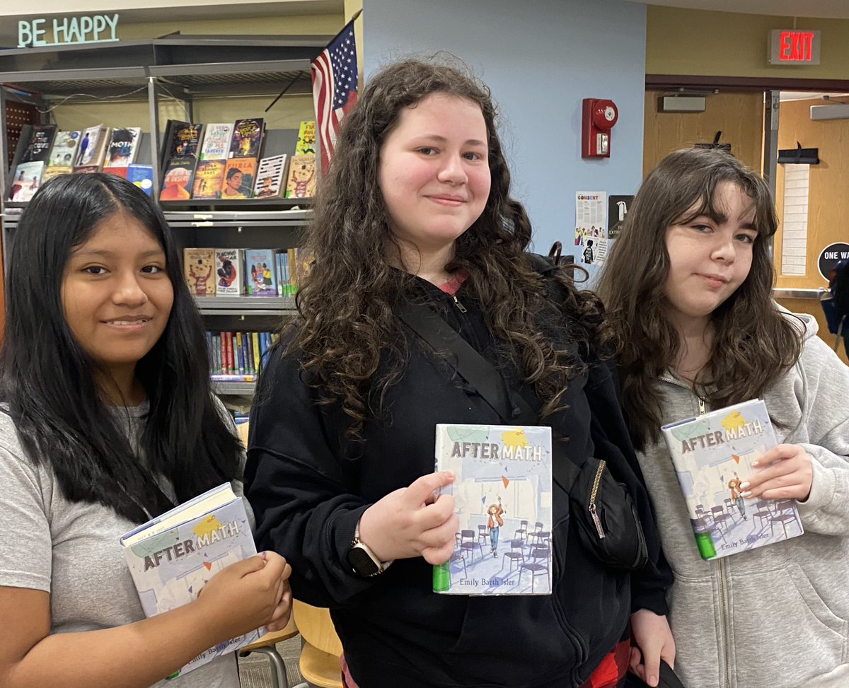 Elizabeth Blye (@msblyereads) on Twitter photo Reading with friends is ALWAYS the best! They made awesome choices!
What Lives in the Woods <a href="/lindsayncurrie/">Lindsay Currie</a> & AFTERMATH <a href="/EmilyBarthIsler/">Emily Barth Isler</a>
Thank you to ALL the #kidlit authors who write books young people want & need!
❤️ that it’s literally my job to help them find them! Reading with friends is ALWAYS the best! They made awesome choices!
What Lives in the Woods <a href="/lindsayncurrie/">Lindsay Currie</a> & AFTERMATH <a href="/EmilyBarthIsler/">Emily Barth Isler</a>
Thank you to ALL the #kidlit authors who write books young people want & need!
❤️ that it’s literally my job to help them find them!