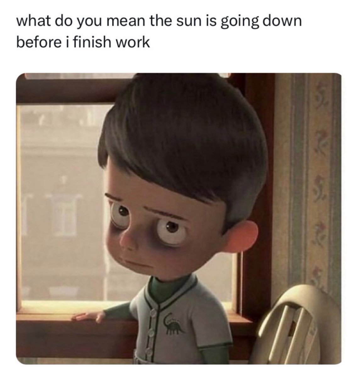samtesta1's tweet photo. I feel this… but I also woke up for work the 1st time in weeks before alarm and refreshed. So for now I’ll ride the wave of darkness at 5 pm and sun in the morning. 😮‍💨 https://t.co/cvXdrvMfSl
