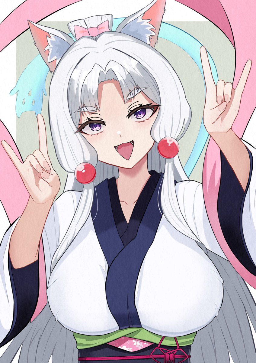 inatora1211's tweet photo. 2年ぶりにイタコ姉さま描きました
 #東北イタコ　#VOICEROID https://t.co/Je6HQiRivJ