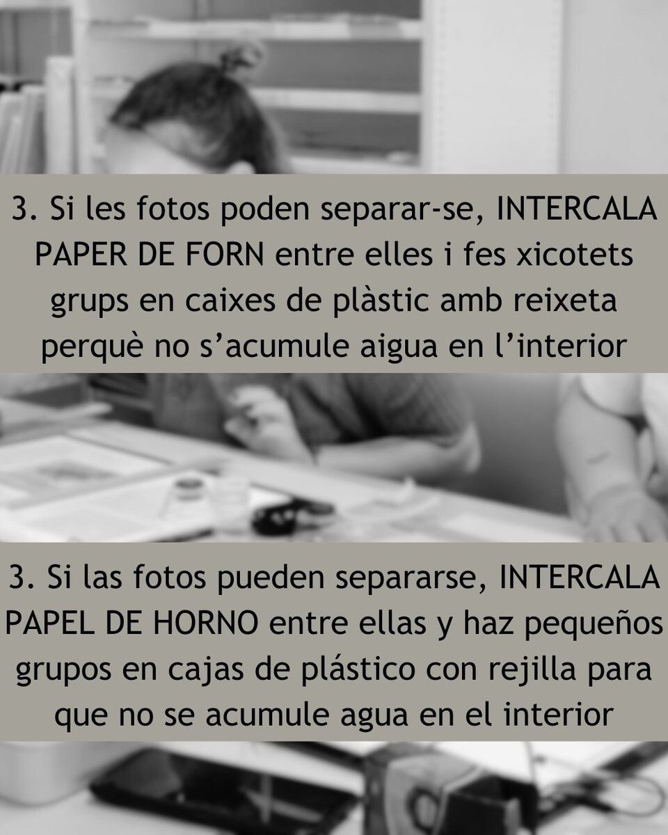 LaNauuv's tweet photo. 📸 Vos deixem els passos a seguir per tal de recuperar les imatges i àlbums familiars danyats per les inundacions. Les famílies afectades poden posar-se en contacte amb Patrimoni Cultural UV. Es passarà a arreplegar-los i es treballarà en la seua recuperació.

🧵👇 https://t.co/2nkkxVsToy