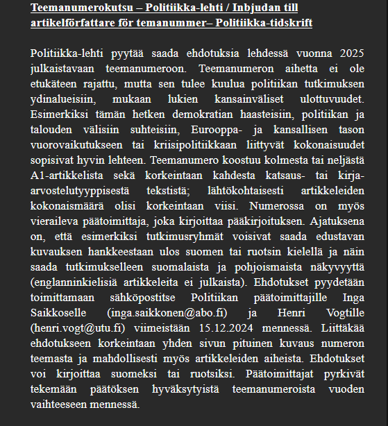 Politiikkalehti tweet media