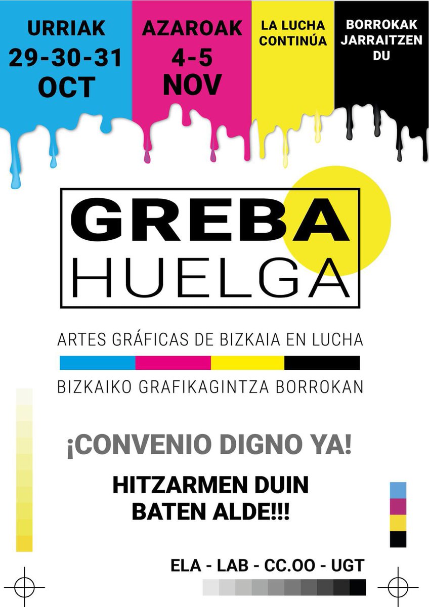 ELAIbaizNerbioi's tweet photo. Bizkaiko Grafikagintzako piketeetan gero ta langile gehiago:  Biolid &amp; Servigraf enpresetan egon gara #hitzarmen duina aldarrikatuz.

📢 BORROKAK DARRAI‼️

Cada vez más trabajadorxs en los piketes: hoy en Biolid y Servigraf luchando por un #convenio digno

📢 LA LUCHA CONTINÚA ‼️ https://t.co/TSZ4ylV9m1
