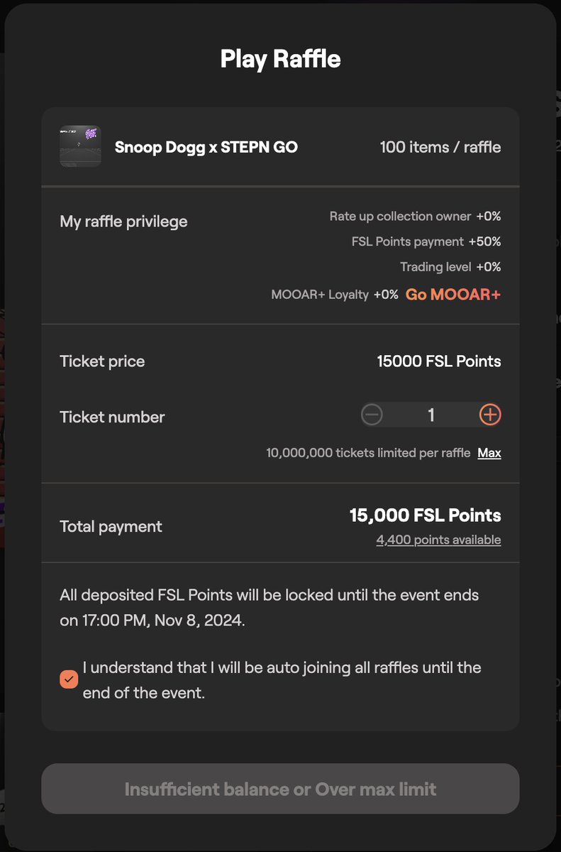 GOが一足しかもってないのもあり、STEPNを忘れつつある心を奮い立たせ…ラッフル参加しました🙌✨
#stepn #stepngo