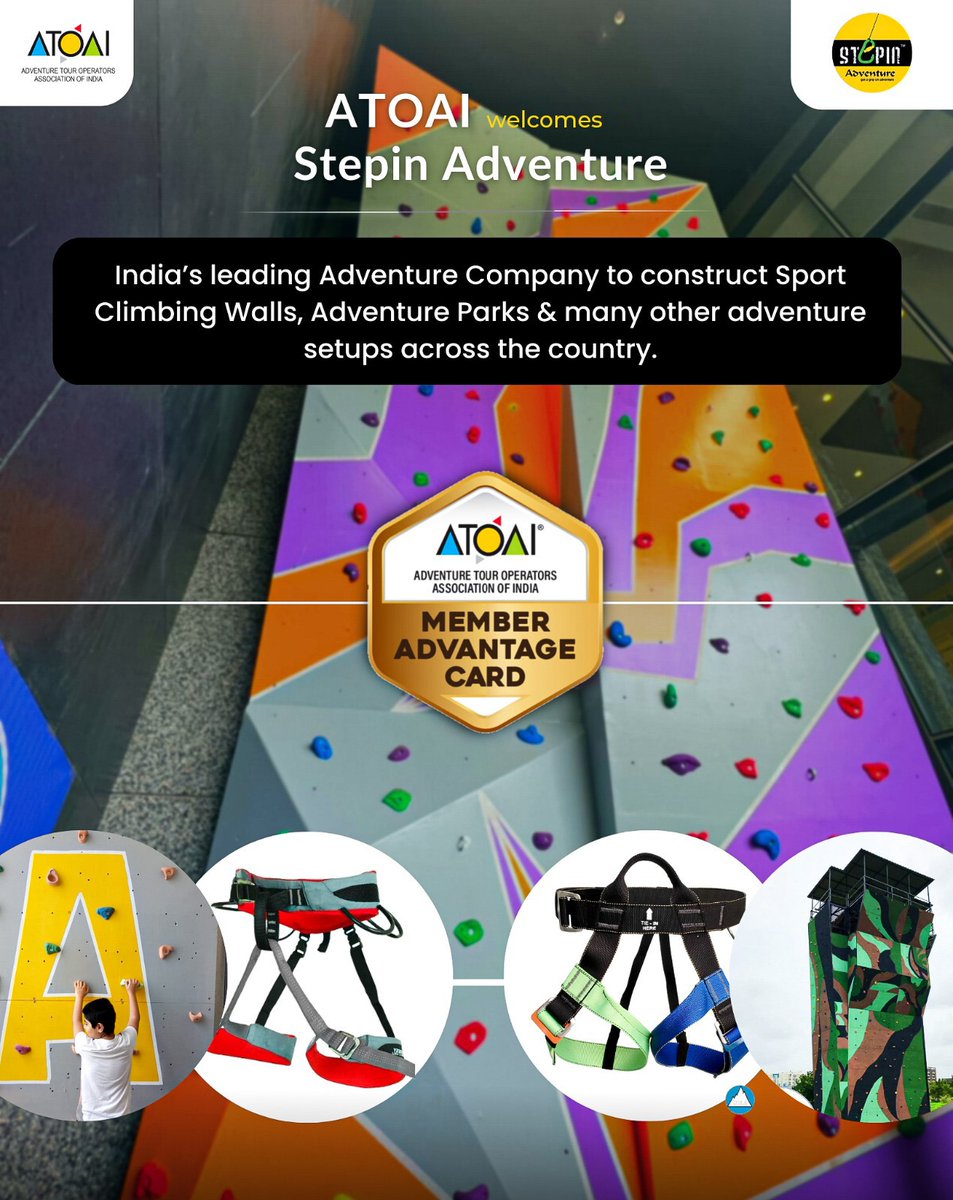 ATOAIexplore's tweet image. The #ATOAIMembersAdvantageCard brings you insider access to B2B hotel rates, top deals on outdoor gear, and unbeatable support for a safer, smarter journey. 

Join ATOAI’s community of explorers today! 🏕️

#ATOAIexplore #AdventureCommunity #MemberPerks #AdventureTravelIndia