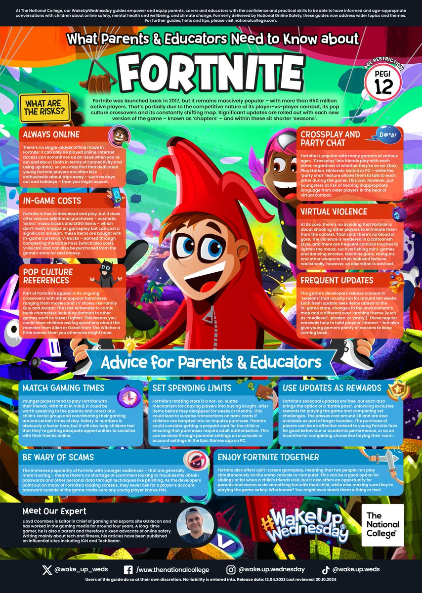 Some hints and tips to stay safe on Fortnite!