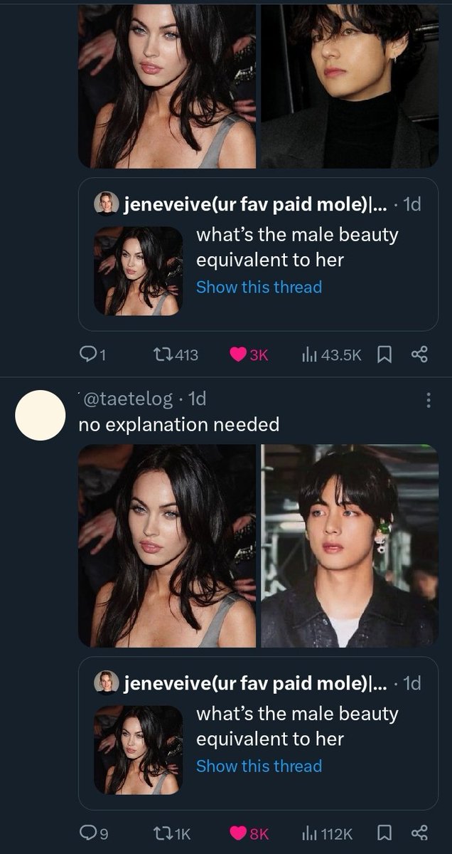NightVeilt's tweet photo. KIM TAEHYUNG!!!HE'S SO REAL FOR THIS!!!😭😭 https://t.co/jbTM5BQb87