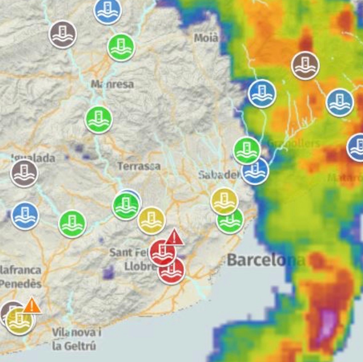 Avís de perill per l'alt cabal del riu Llobregat a Sant Vicenç dels Horts
bit.ly/4eagDCl