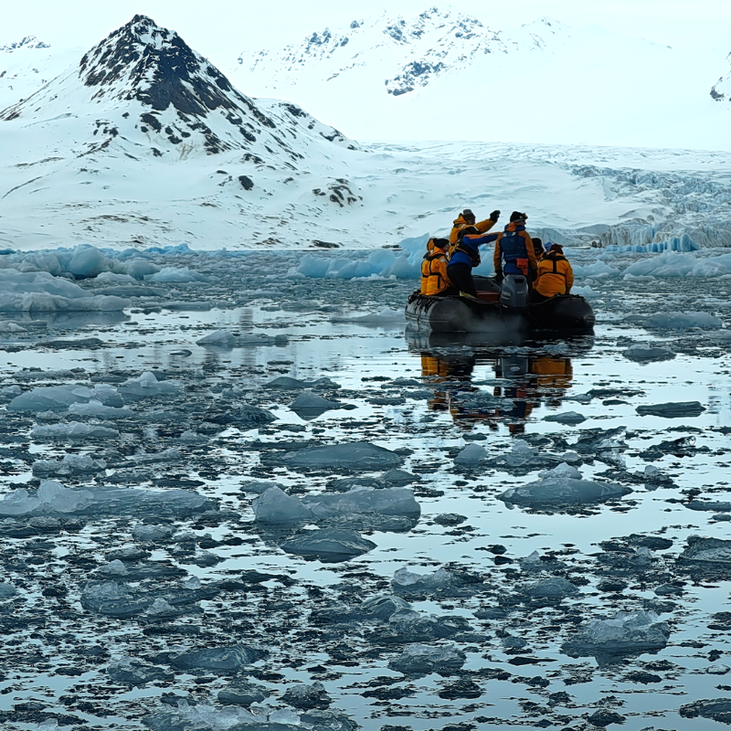 Moto's tweet photo. Out to explore the wildest wild there is: the North Pole. #MotorolaXCorning #GorillaTough