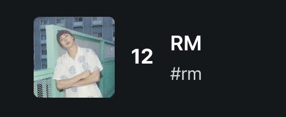 Namjoon raised to #12 

Push Push Push

Let's bring him to #10 

I vote #rm for #2024MAMAVOTE