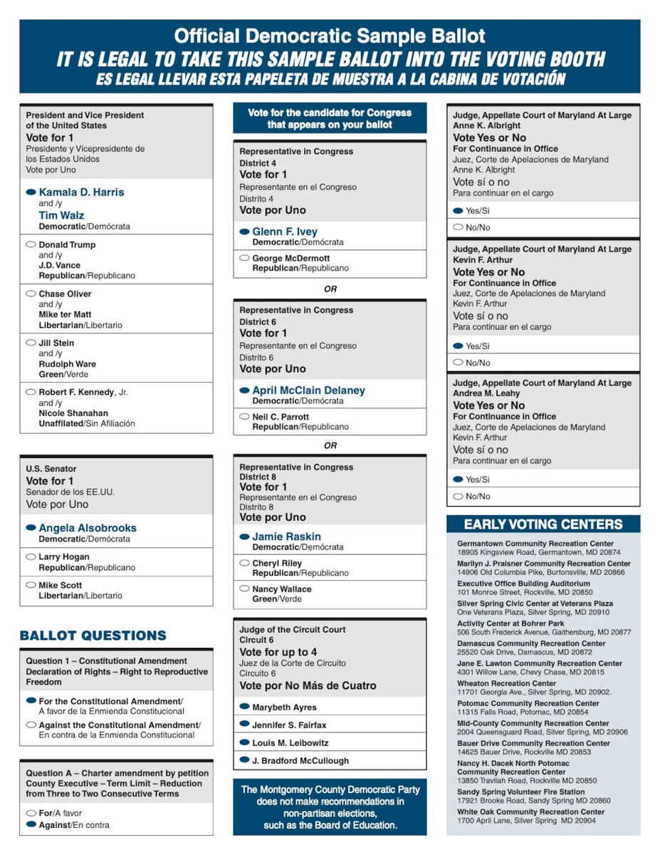 Montgomery County (MD) Democratic Party tweet media