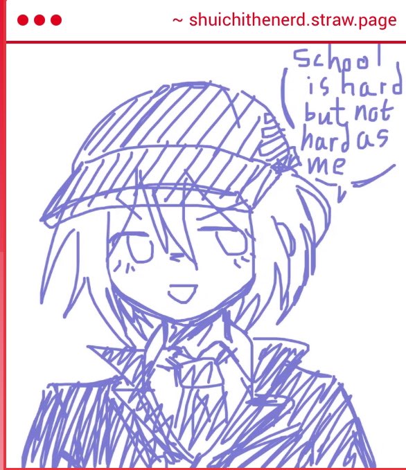 shuichithenerd's tweet photo. Relatable…(I love the drawing❤️) https://t.co/JYUewg5TyE