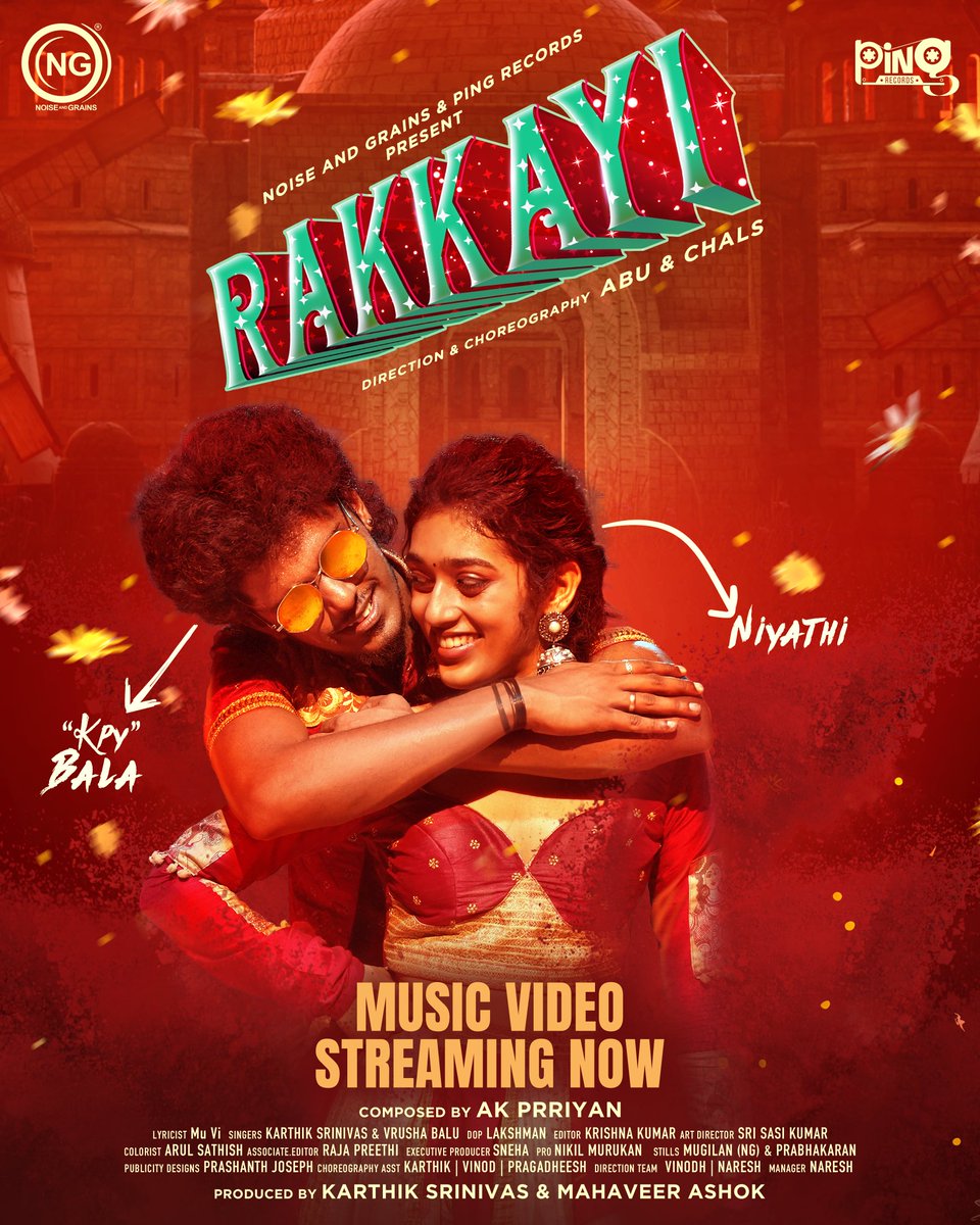 Karthik Srinivas (@karya2000) on Twitter photo Firsts are always special, they say! 💫
Here’s my most special project as a singer! ✨
Rakkayi music video from today exclusively on <a href="/PingRecords/">PiNG Records</a> youtube channel!
youtu.be/Tlc6rUcv97o
<a href="/noiseandgrains/">Noise And Grains</a> <a href="/itisveer/">Mahaveer</a> <a href="/Singer_vrusha/">Vrusha Balu</a> <a href="/SAMSONCHARLESR/">charles rayappan</a> <a href="/AkPriyan3/">A K PRRIYAN</a> #MuVi #Rakkayi Firsts are always special, they say! 💫
Here’s my most special project as a singer! ✨
Rakkayi music video from today exclusively on <a href="/PingRecords/">PiNG Records</a> youtube channel!
youtu.be/Tlc6rUcv97o
<a href="/noiseandgrains/">Noise And Grains</a> <a href="/itisveer/">Mahaveer</a> <a href="/Singer_vrusha/">Vrusha Balu</a> <a href="/SAMSONCHARLESR/">charles rayappan</a> <a href="/AkPriyan3/">A K PRRIYAN</a> #MuVi #Rakkayi