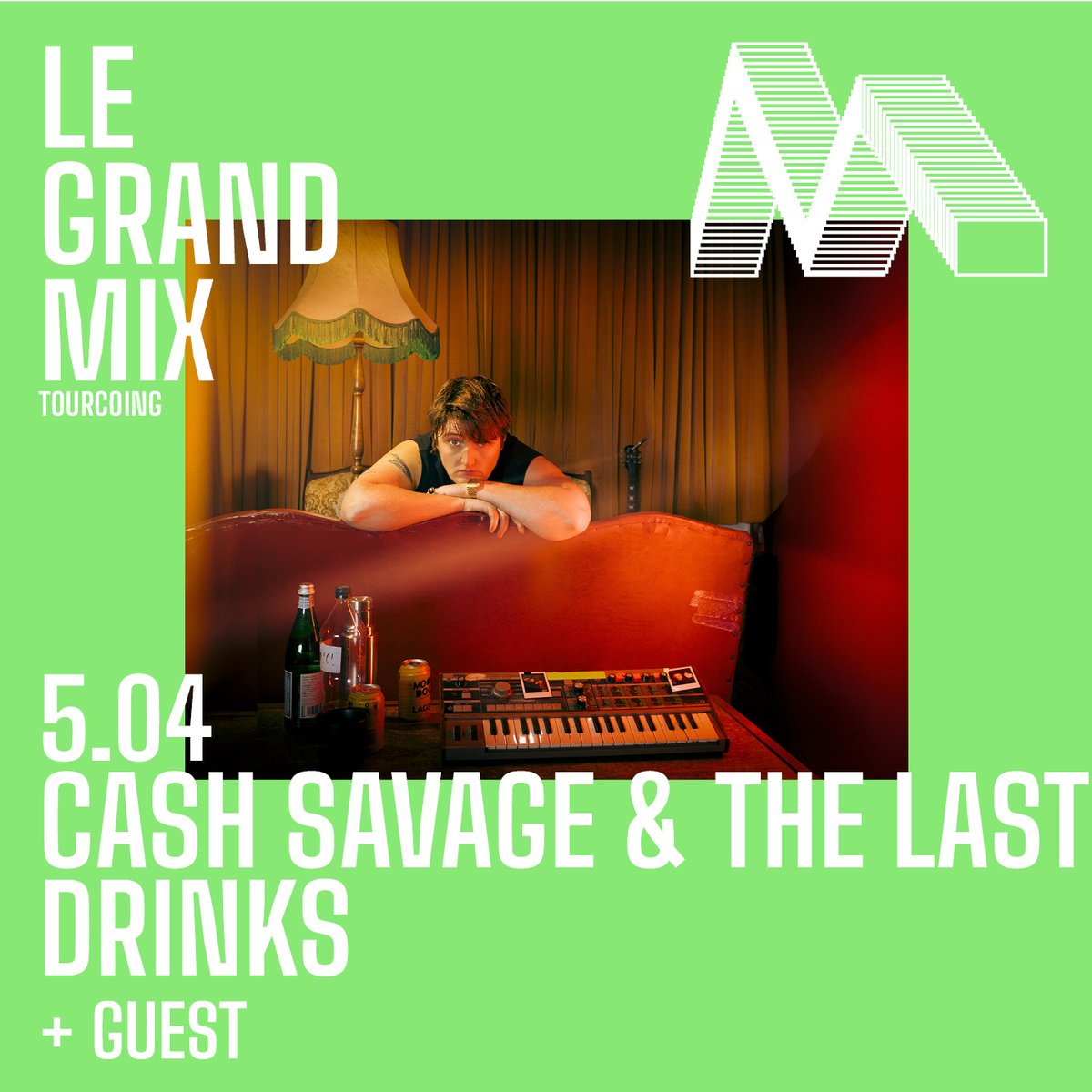Annonce ----- 🙌
Cash Savage and The Last Drinks consacrent leur vie à faire du rock’n’roll intense et tendre !
🎁 ABO 1=2
Ouverture de la billetterie mercredi 6 avril à 11h !

🎫 legrandmix.com/fr/agenda/cash…
🗓️ samedi 5 avril 2025 à 20h
📍Le Grand Mix, Tourcoing