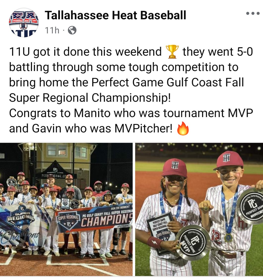 manequi11's tweet photo. MQ has already had an MVP pitcher award and now earns an MVP player award. Now on to Houston for Manito for PG National All States. https://t.co/LwkMPGl8FE