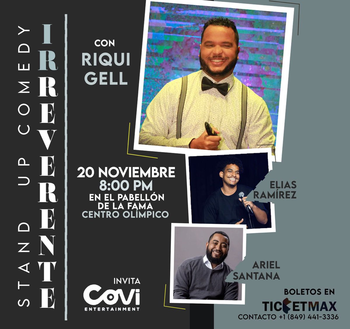 riquigell's tweet photo. Puedes ir reverente ante Dios y la vez  ser irreverente ante el legalismo fariseo. ¡De esto se trata este stand up! De cosas que no se dicen pero son necesarias, con el fin, realmente de que la gente ría y reflexione. 

Nos vemos en pocos días! Boletas en https://t.co/zcFBvptaoc https://t.co/NRiahepUa1