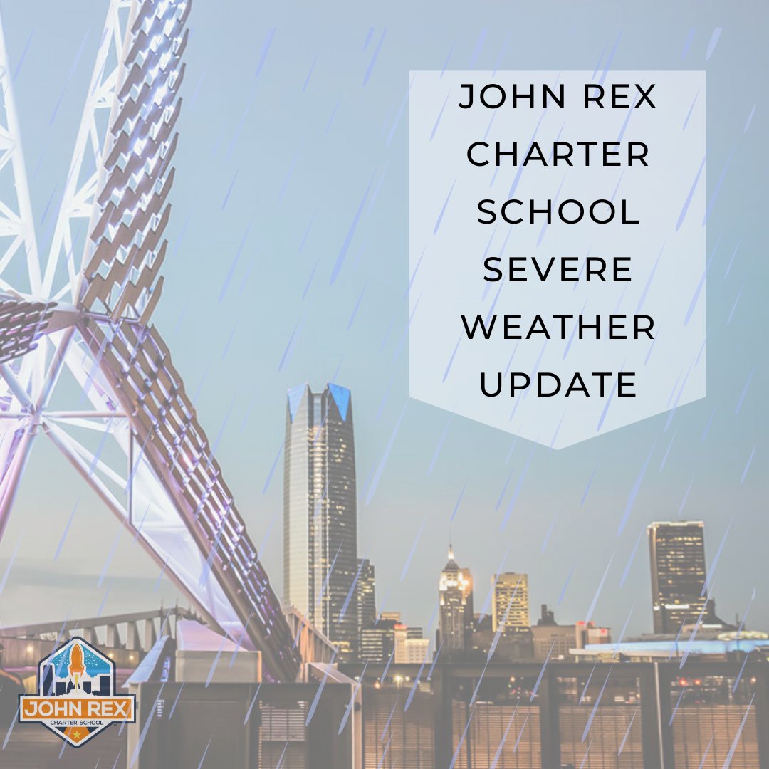 Due to current and expected severe weather, John Rex Charter School will be implementing a virtual learning day. Teachers will communicate class specific information. Stay safe and weather aware!