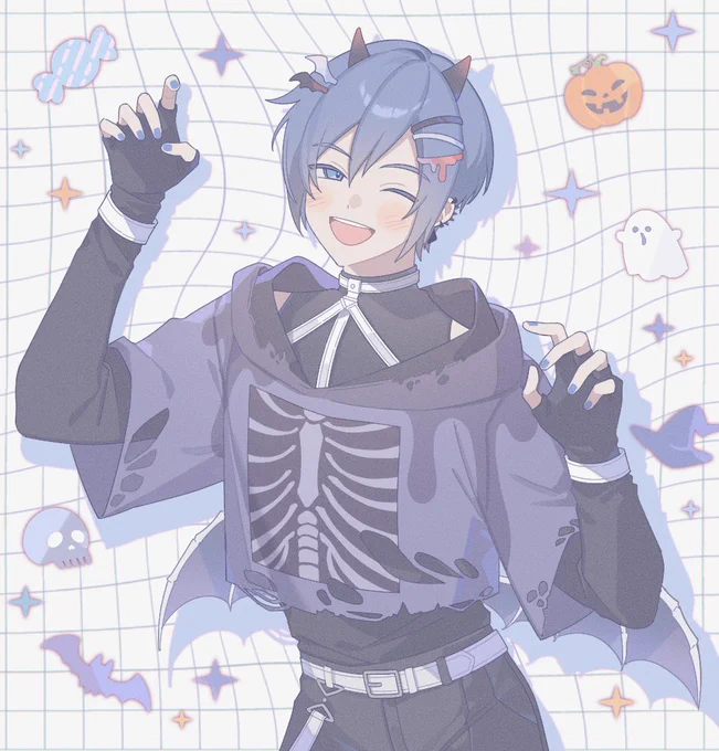 ハロウィン #prsk_FA #KAITO