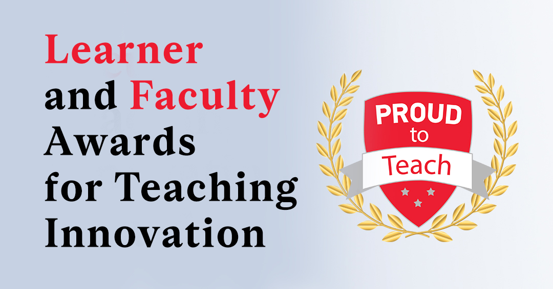 REMINDER | The deadline for nominations for the Learner and Faculty Awards for Teaching Innovation is less than two weeks away! 

Find out more and apply by November 17: ow.ly/c8Oi50TvH3q