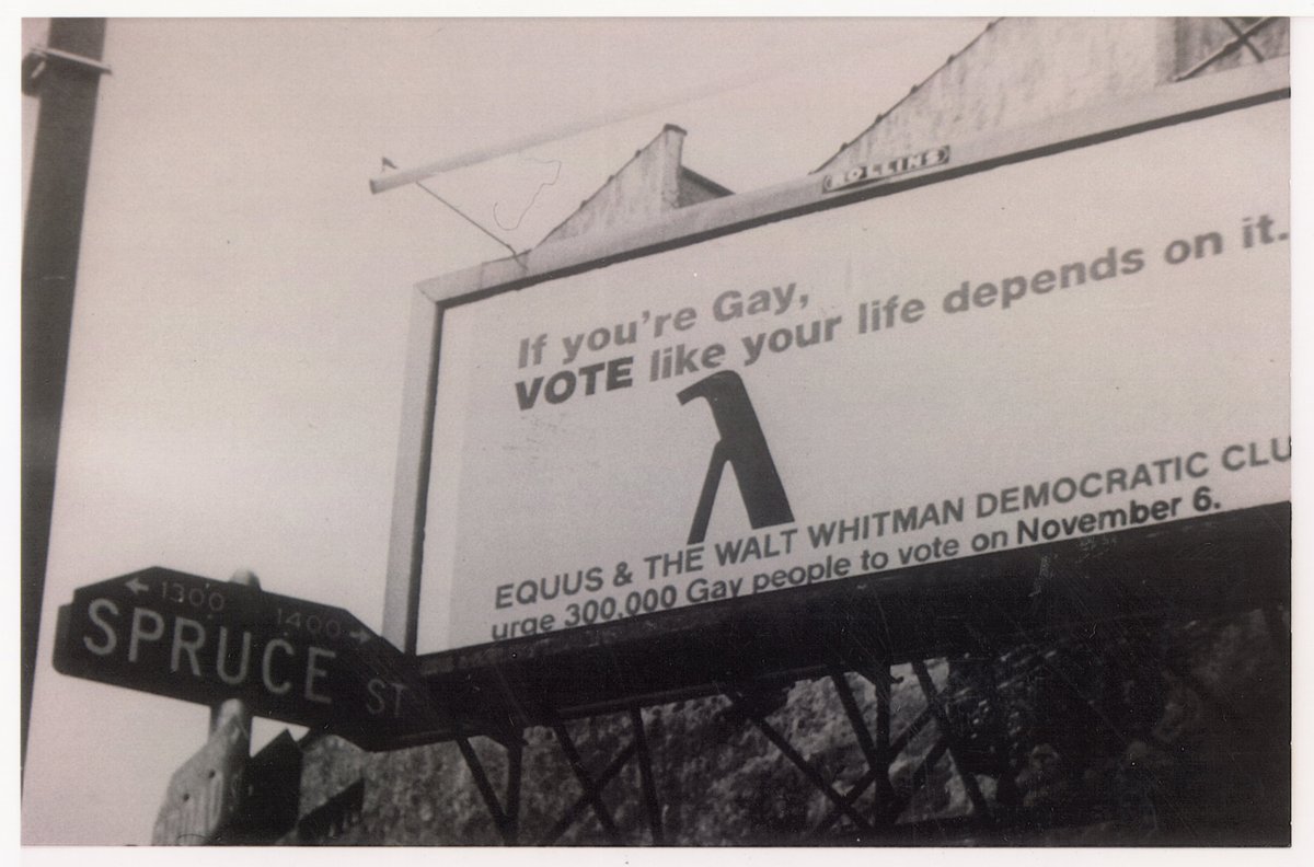 📸Taken in Philly's Gayborhood circa 1984, this message still rings true today: Queer history is happening now, and our votes have the power to shape LGBTQ+ health.

Stay informed on the issues— watch our Founder Jose Bauermeister speak on LGBTQ+ rights: youtube.com/watch?v=Uf6jOI…