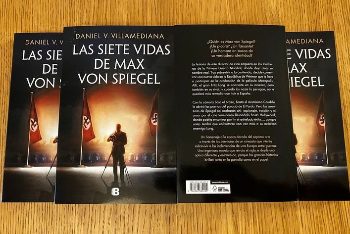 ¡Esta semana llega a las librerías mi segunda novela!, LAS SIETE VIDAS DE MAX VON SPIEGEL, un libro sobre cine, los totalitarismos y la Europa de entreguerras, publicado por Ediciones B, Penguin Random House. Un sueño cumplido. <a href="/penguinlibros/">Penguin España 🐧📚</a> <a href="/VicLit_agency/">VicLit</a>