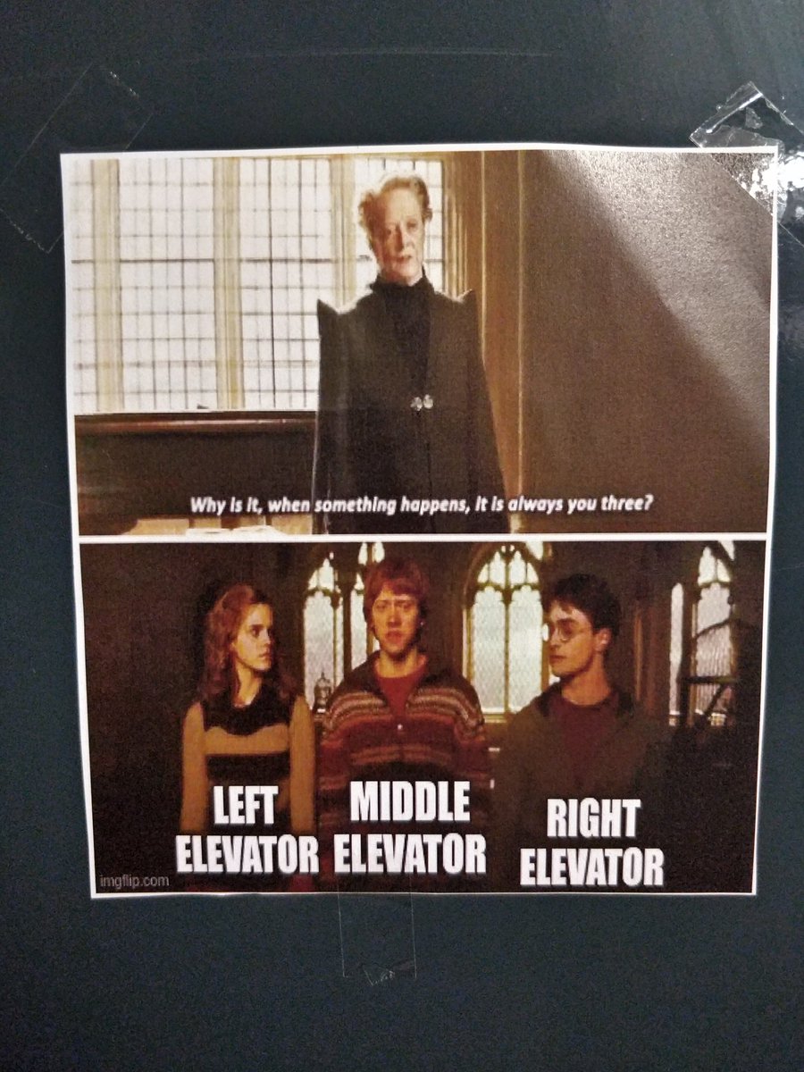 Es ist wieder Meme-Zeit im Haus der Elektrotechnik an der #TuBS 🤩

Letzte Woche fühlte sich der #Fahrstuhl schon sehr nach Achterbahn an. Also mechanisches Problem...

Ich werde berichten, wie es weitergeht.
Jetzt aber erst Mal bei #DB0FC eine Festplatte tauschen.