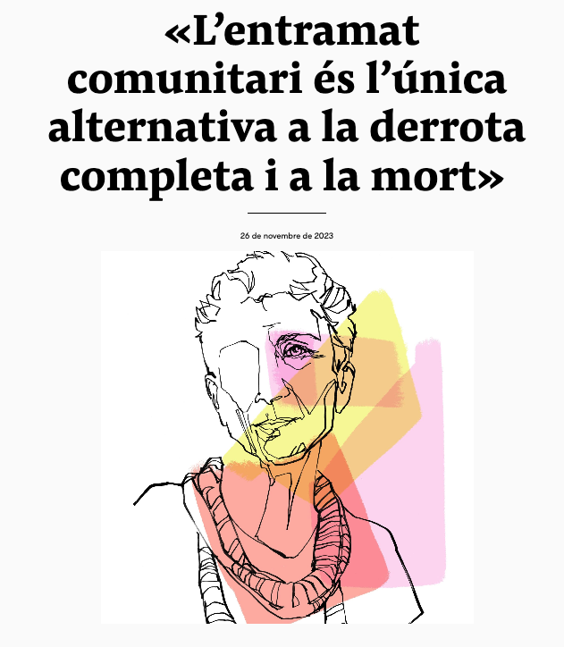 En moments en què ressorgeixen les xarxes de suport mutu enfront de l'emergència climàtica, recuperem l'entrevista amb Silvia Federici a La Pública 2. 

lapublica.net/articles/lentr…