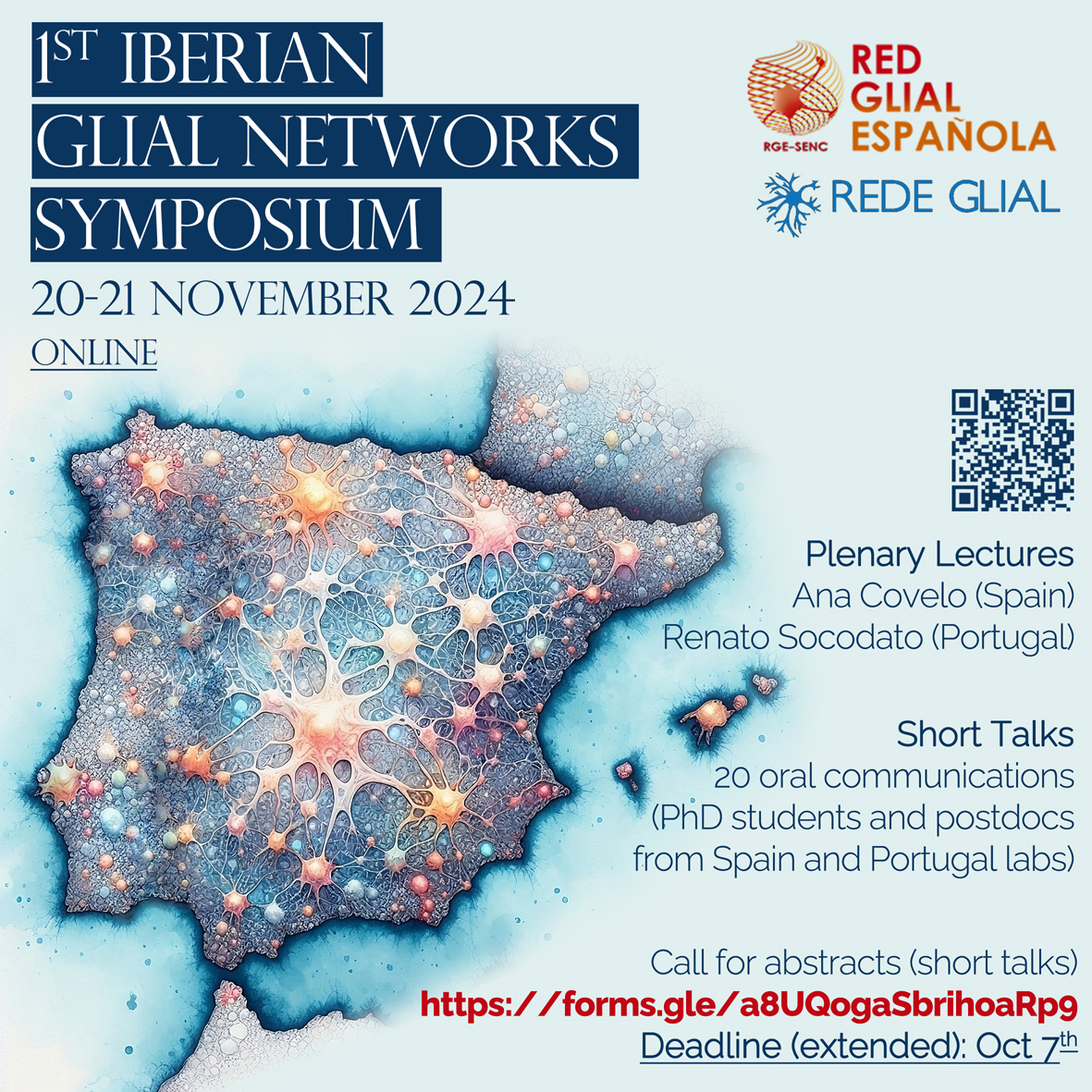 redglial (@redglial) on Twitter photo 📢Abstract selected for #IGNS2024!
The boards of the <a href="/redglial/">redglial</a> and <a href="/GlialRede/">Portuguese Glial Network - Rede Glial Portuguesa</a> selected 20 abstracts for short talks, considering scientific excellence, cell type representation, geographic distribution and gender.
📜The full list is available here:
redglial.senc.es/simposio-onlin… 📢Abstract selected for #IGNS2024!
The boards of the <a href="/redglial/">redglial</a> and <a href="/GlialRede/">Portuguese Glial Network - Rede Glial Portuguesa</a> selected 20 abstracts for short talks, considering scientific excellence, cell type representation, geographic distribution and gender.
📜The full list is available here:
redglial.senc.es/simposio-onlin…