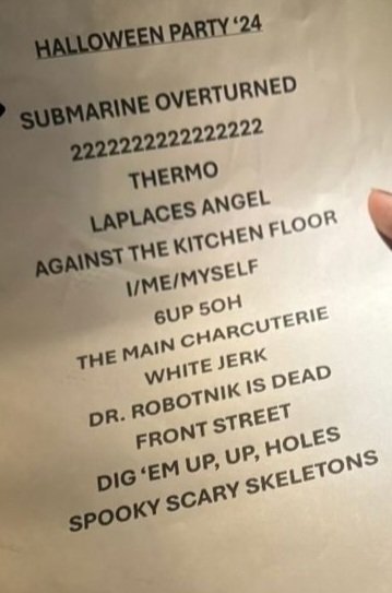 i cant with this fucking set list 😭😭