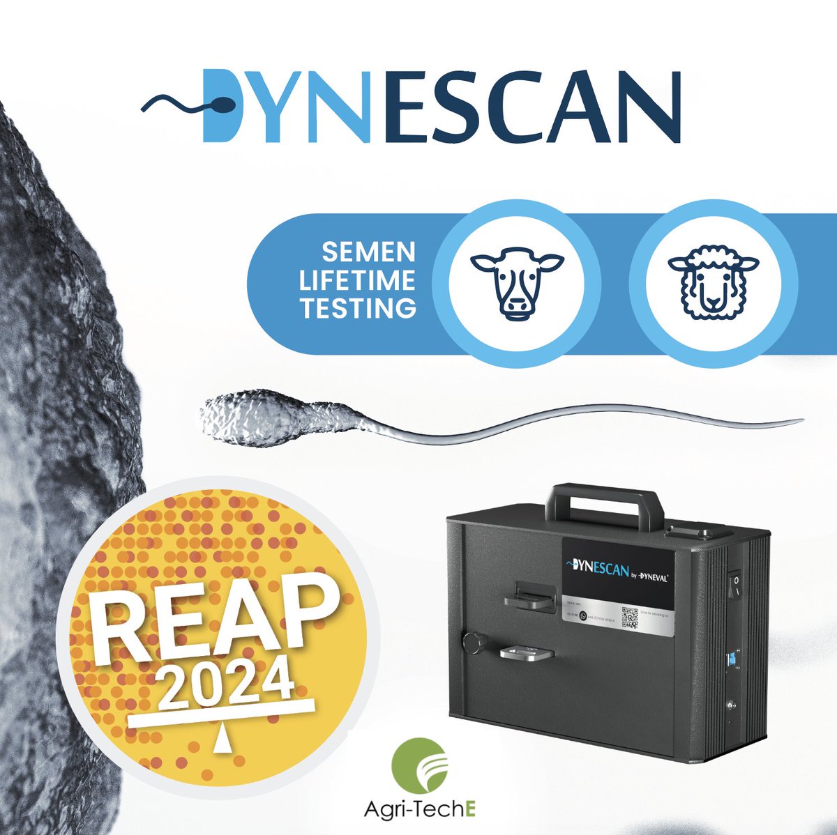 Looking to enhance fertility management and boost productivity? Meet Neil and Jack at the #REAP2024 to discover how the #Dynescan Semen Analyser can revolutionise your approach.🚀

#Dyneval #FertilityManagement  #SemenQuality  #Bullfertility  #AgritechInnovation #FarmProductivity