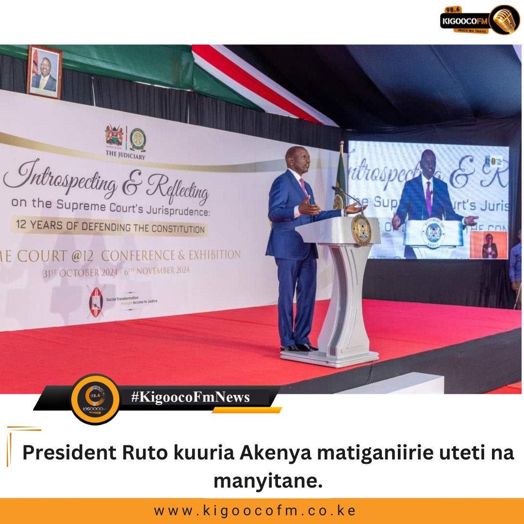 Ni ihinda ria kuruta wiira-William Ruto.