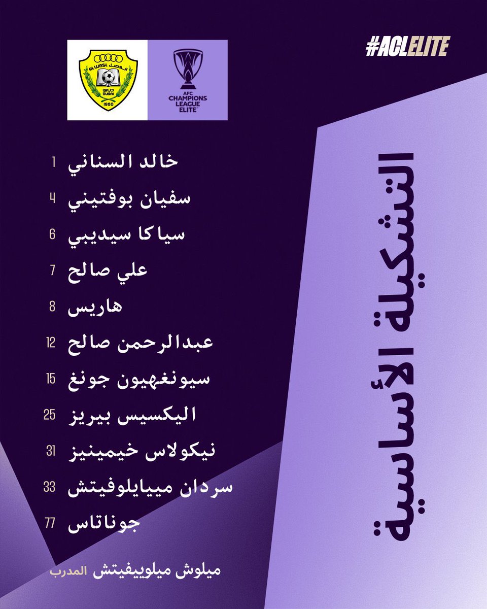 MDRJALSADD's tweet photo. 🚨🛑 !!!!!!!!!!!!!
تشكيلة السد والوصل الرسمية https://t.co/CAQXKhNr3V