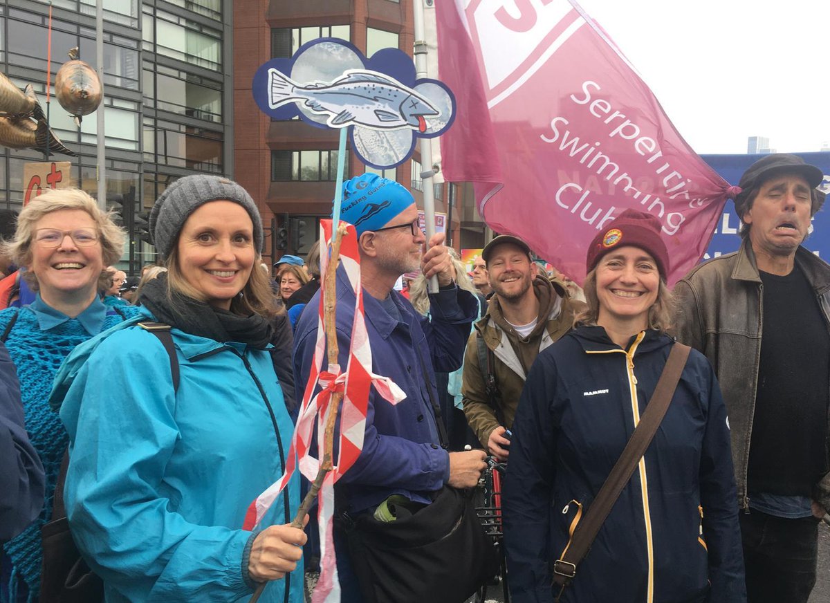 Water 13 Air 10

The clean half dozen Serpies flew the flag on the water march yesterday.