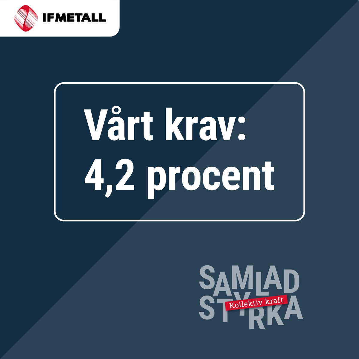 I årets avtalsrörelse kräver IF Metall och Facken inom industrin:
· En fortsatt högre löneökningstakt
· Mer arbetstidsförkortning
· Övertidskompensation för deltidsanställda
· Rätt till förskottssemester

Läs mer: ifmetall.se/aktuellt/nyhet…
