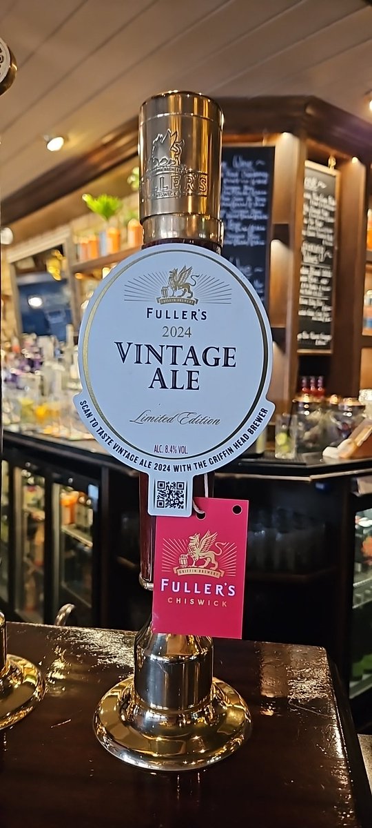 Fuller's Vintage Ale 8.4%
Great Ale to enjoy every day 🍻
#onlyinthepub #ale #vintageale
<a href="/JackHornerPub/">The Jack Horner</a> @Fullers