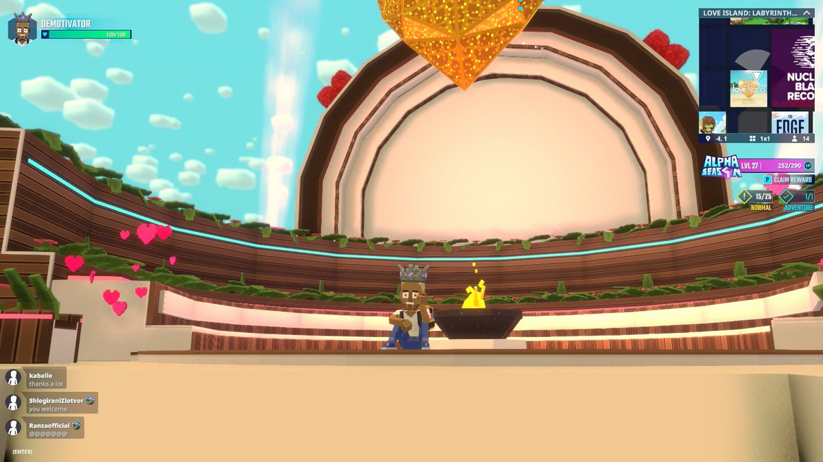 Lost in the Labyrinth of Love 💕 Found my way to the iconic Fire Pit in <a href="/TheSandboxGame/">The Sandbox</a>. Who's ready for a virtual dating adventure? 🔥 register-landings.sandbox.game/alphaseason4-s… #TheSandbox #AlphaSeason4 #AS4SocialChallenge