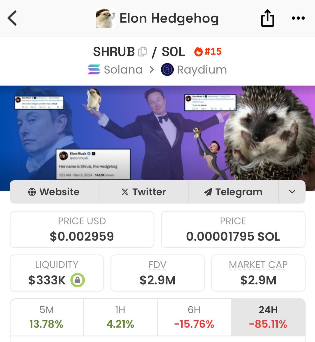 Buy $Shrub

GN78Djb7J2xc2ZLZaJLoGoF8FU6x7DnK3kUJFsnDpump