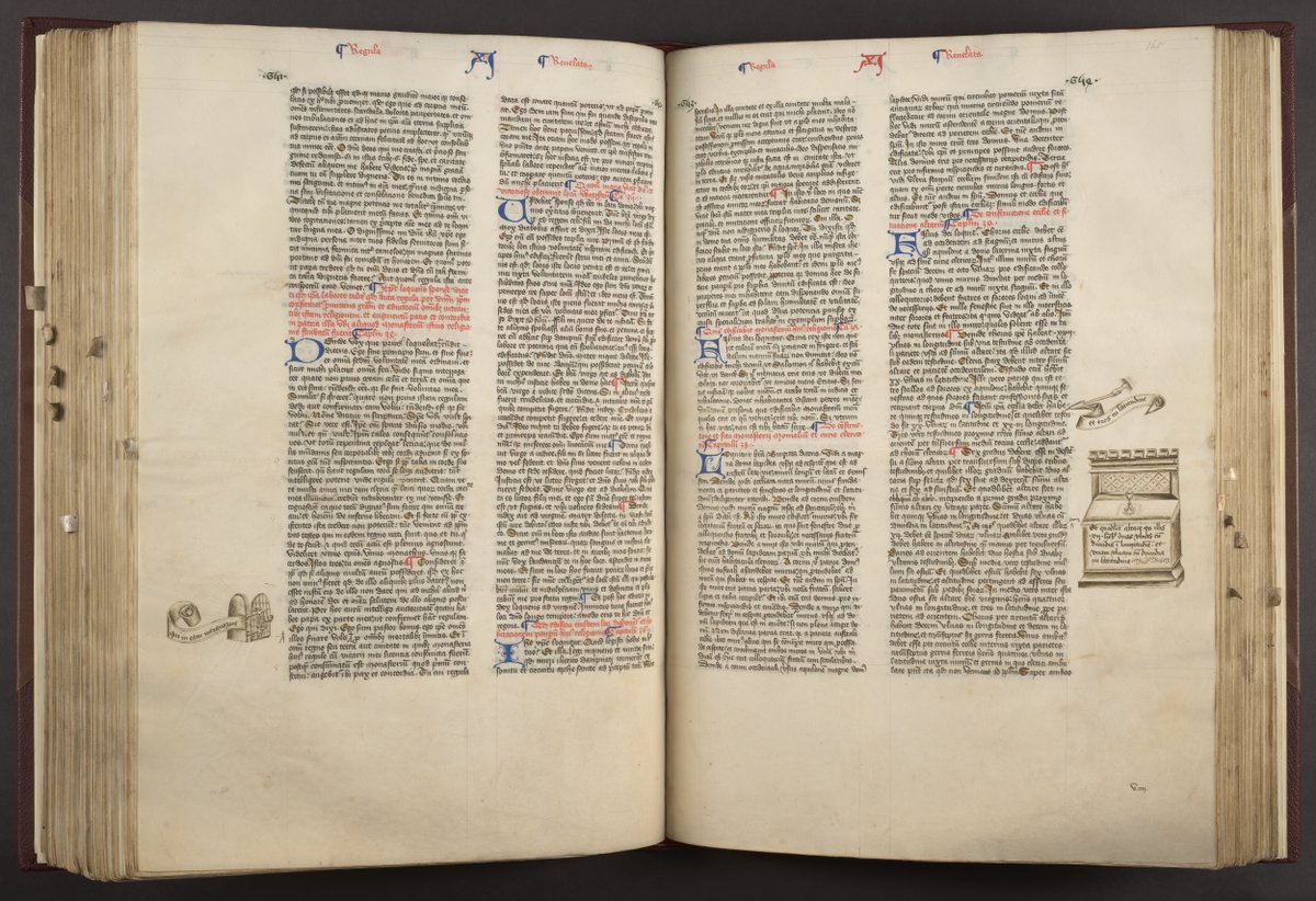 In today's blogpost, we're exploring the margins of a truly monumental manuscript, a copy of the works of Birgitta of Sweden made for Syon Abbey and currently on display in our #MedievalWomen exhibition! 

blogs.bl.uk/digitisedmanus…