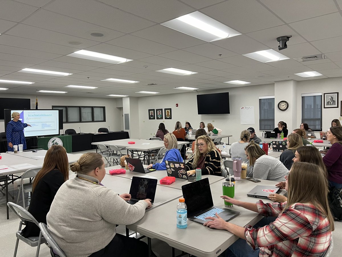 RBMESPrincipal's tweet photo. K-2 teachers in Rowan are spending the day working with EL representatives to learn about implementation of K-2 2024 skills block to support student needs in literacy #rcLEAD #HQIR @RowanSchools https://t.co/HojUXyEWMO