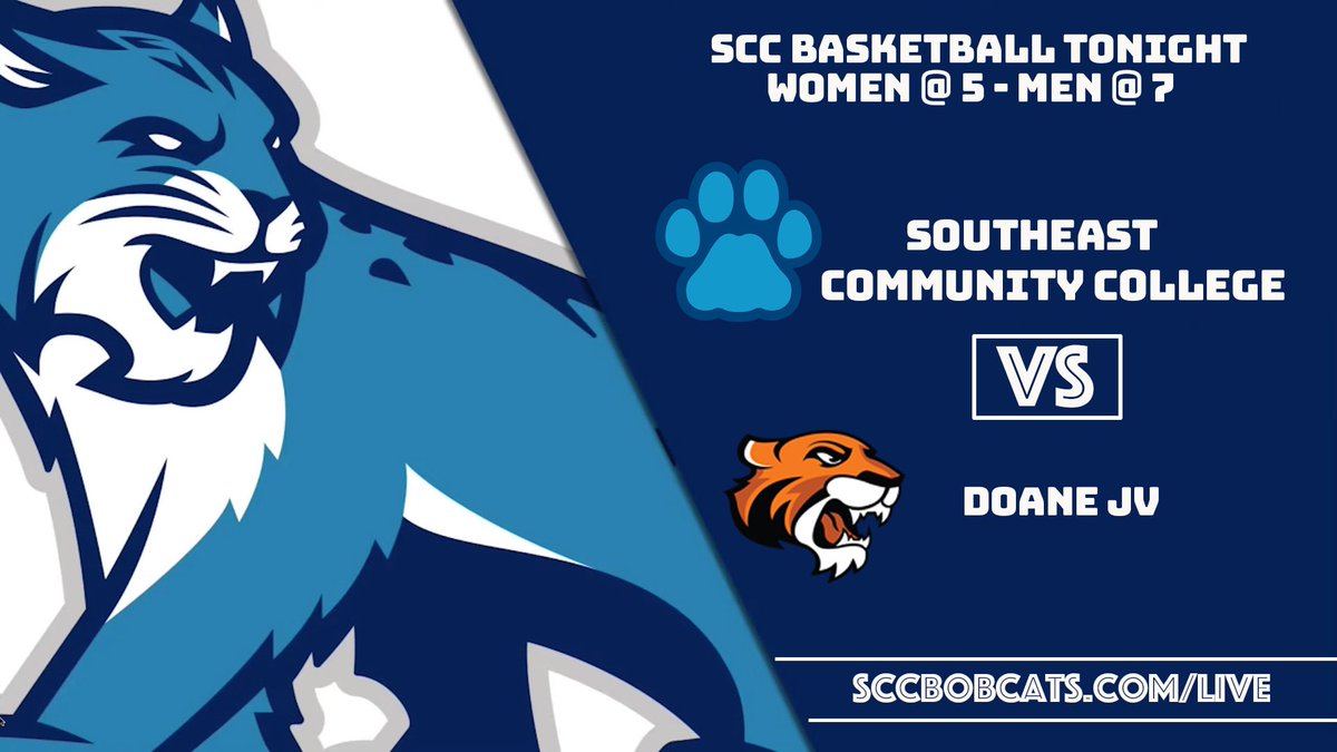 SccBobcats's tweet photo. We have hoops action tonight at the SCC Lincoln Gym. Come out and support the Bobcats!
#beabobcat https://t.co/IlnlA9tzv6