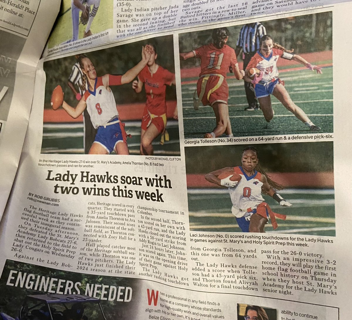 Amelia Thornton 2025 (@ameliathorn10) on Twitter photo Thank you <a href="/NTHSports/">NTH Sports</a> for covering our first season of Flag Football at Heritage! I’m having so much fun trying a new sport!
@THS_FlagFB 🏈🏈
<a href="/THS_HawksSports/">Heritage Athletics</a> Thank you <a href="/NTHSports/">NTH Sports</a> for covering our first season of Flag Football at Heritage! I’m having so much fun trying a new sport!
@THS_FlagFB 🏈🏈
<a href="/THS_HawksSports/">Heritage Athletics</a>