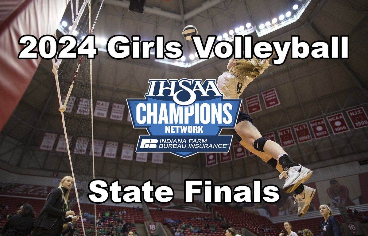 Champions Network (@ihsaatv) on Twitter photo This Saturday, join us for the 2024 <a href="/IHSAA1/">IHSAA</a> Girls Volleyball State Finals live from Worthen Arena on Ball State's campus! We will have all four matches, starting at 11am ET/10am CT ONLY on IHSAAtv.org! <a href="/trinityluthhigh/">TrinityLutheranHighS</a> <a href="/fcslafayette/">Faith Christian Sch</a> @bchsath <a href="/WeBoAthletics/">WEBO Athletics</a> This Saturday, join us for the 2024 <a href="/IHSAA1/">IHSAA</a> Girls Volleyball State Finals live from Worthen Arena on Ball State's campus! We will have all four matches, starting at 11am ET/10am CT ONLY on IHSAAtv.org! <a href="/trinityluthhigh/">TrinityLutheranHighS</a> <a href="/fcslafayette/">Faith Christian Sch</a> @bchsath <a href="/WeBoAthletics/">WEBO Athletics</a>
